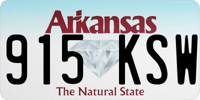 AR license plate 915KSW