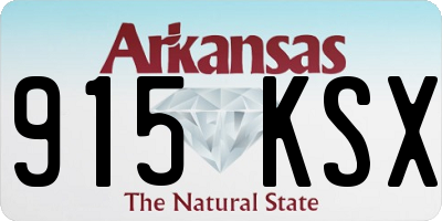 AR license plate 915KSX