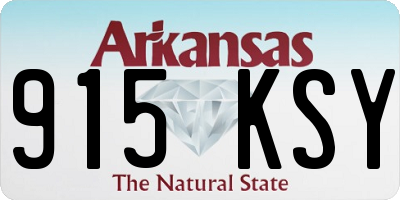 AR license plate 915KSY