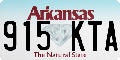 AR license plate 915KTA