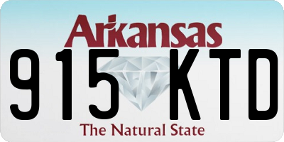 AR license plate 915KTD