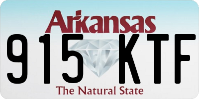 AR license plate 915KTF