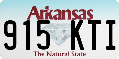 AR license plate 915KTI