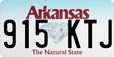 AR license plate 915KTJ