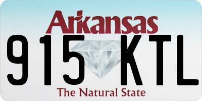 AR license plate 915KTL