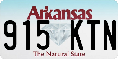 AR license plate 915KTN