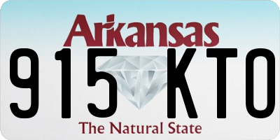 AR license plate 915KTO