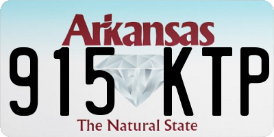 AR license plate 915KTP