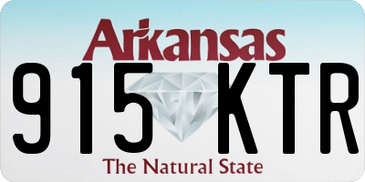 AR license plate 915KTR