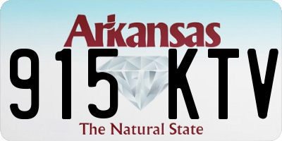 AR license plate 915KTV
