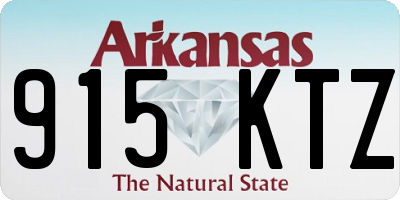 AR license plate 915KTZ