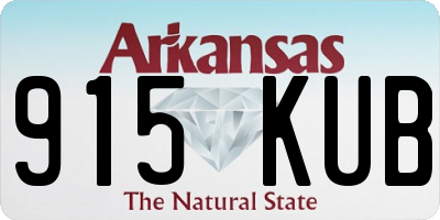 AR license plate 915KUB