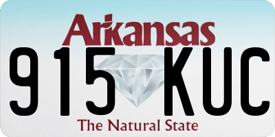 AR license plate 915KUC