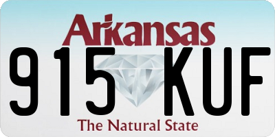 AR license plate 915KUF