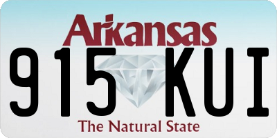 AR license plate 915KUI