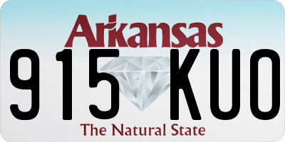 AR license plate 915KUO