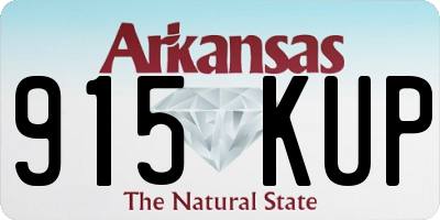 AR license plate 915KUP