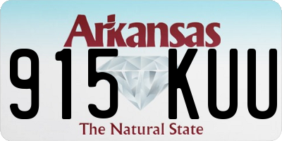 AR license plate 915KUU