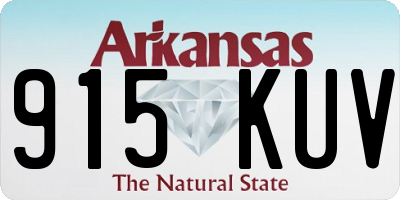AR license plate 915KUV