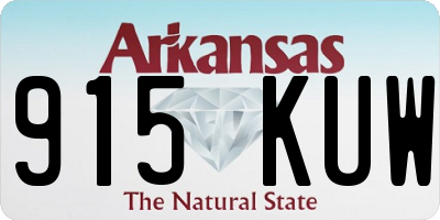 AR license plate 915KUW
