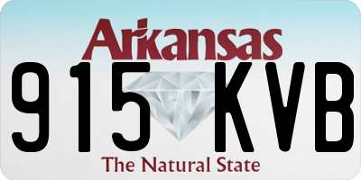 AR license plate 915KVB