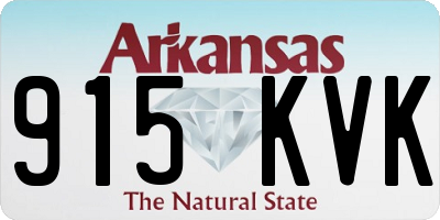 AR license plate 915KVK
