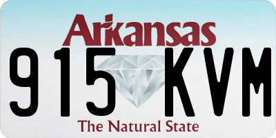 AR license plate 915KVM