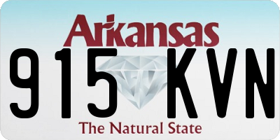 AR license plate 915KVN