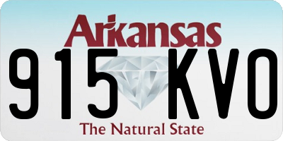 AR license plate 915KVO