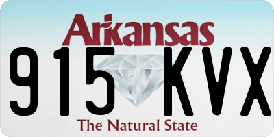 AR license plate 915KVX