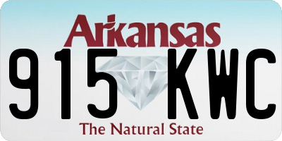 AR license plate 915KWC