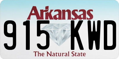 AR license plate 915KWD