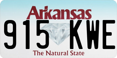 AR license plate 915KWE