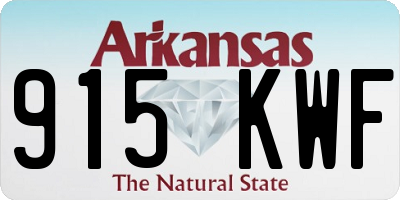 AR license plate 915KWF