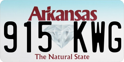 AR license plate 915KWG