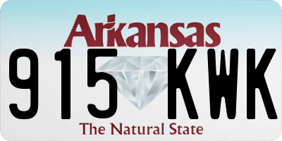 AR license plate 915KWK