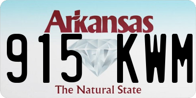 AR license plate 915KWM