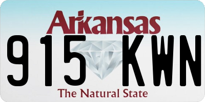 AR license plate 915KWN