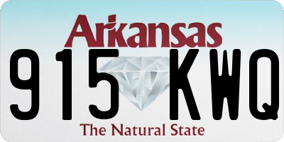 AR license plate 915KWQ
