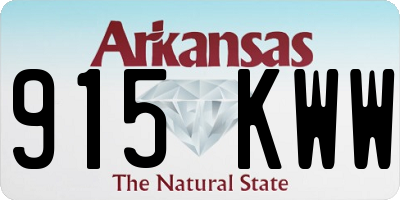AR license plate 915KWW