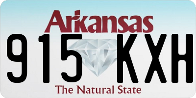 AR license plate 915KXH