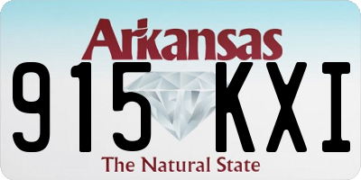 AR license plate 915KXI