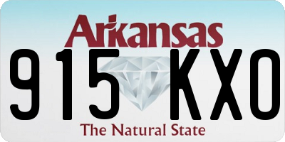 AR license plate 915KXO