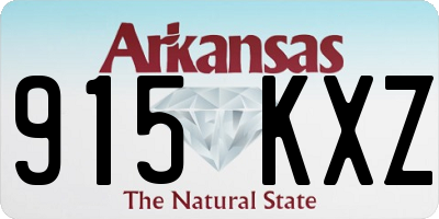 AR license plate 915KXZ