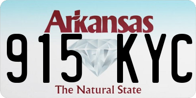 AR license plate 915KYC