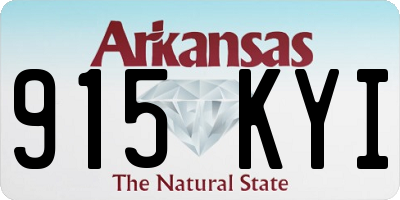 AR license plate 915KYI