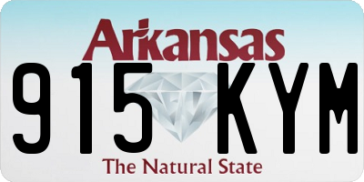 AR license plate 915KYM