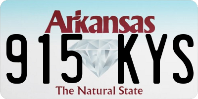 AR license plate 915KYS