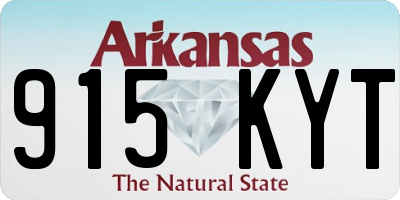AR license plate 915KYT
