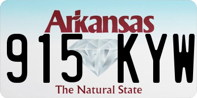 AR license plate 915KYW